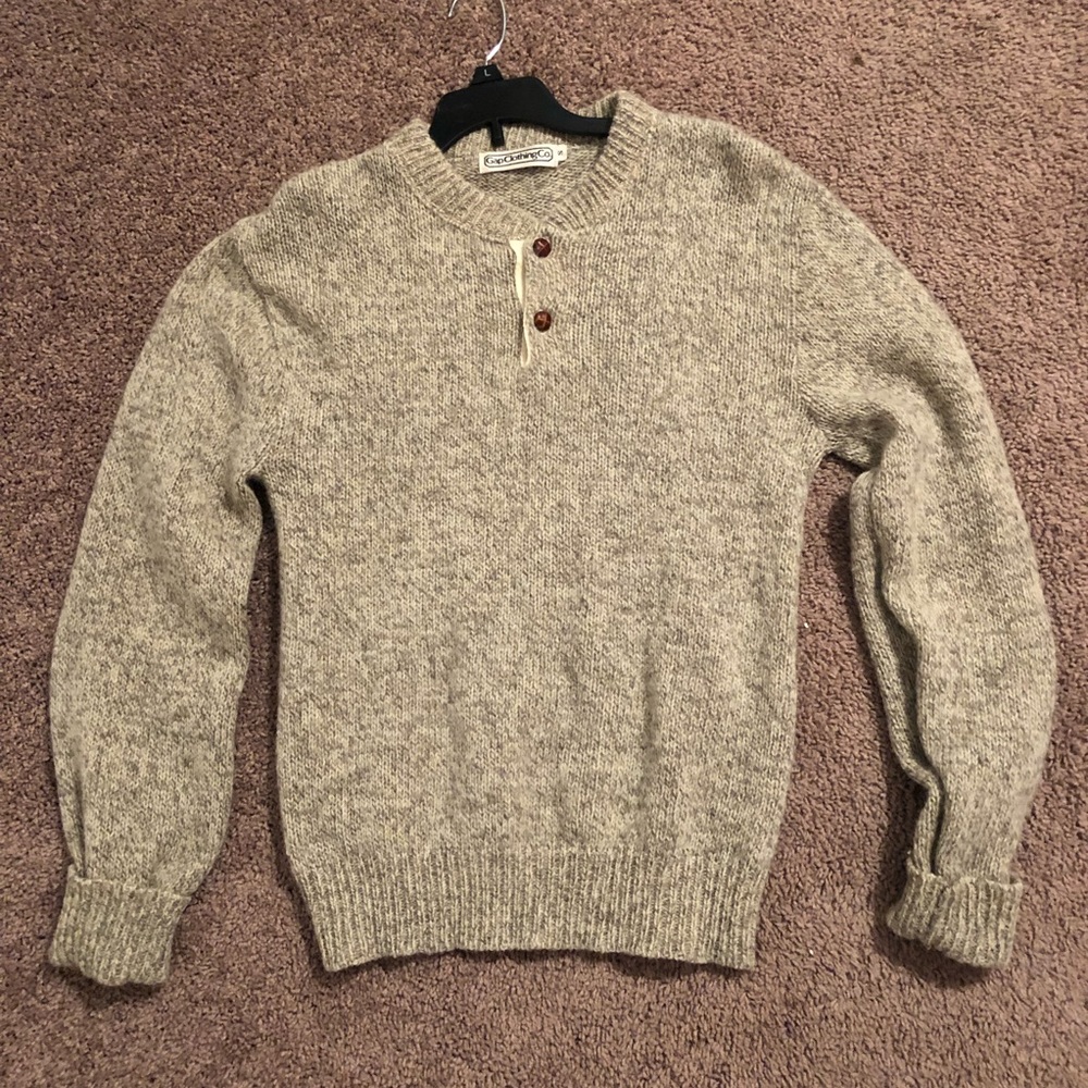 90’s heavy wool sweater